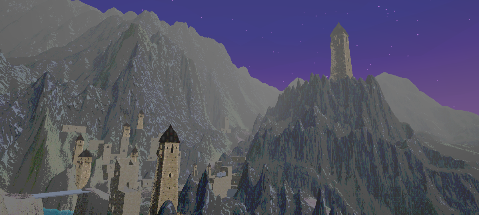 Early development mountain environment from Abrek